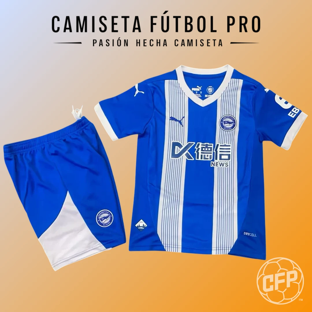 La-Liga-Alaves-2024-25-Primera-Equipacion-Niños-Aficionado-1